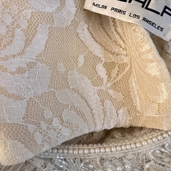 Vintage Lace and Beaded Scalloped Top - Picture 11 of 11